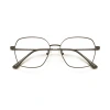 Trendy metal plain glasses frame, suitable for both men and women, retro style, suitable for myopia large square frame, 29190 Item Picture